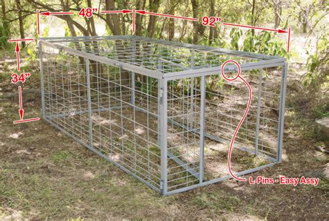 To build a hog trap without welding, you have two options box traps and corral traps. . How to build a hog trap without welding